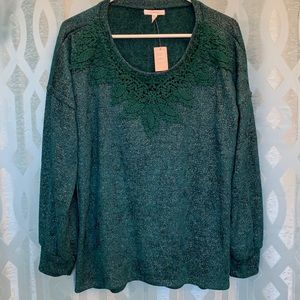 Maurices women’s long sleeve green size large top
